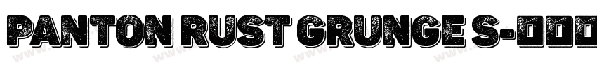Panton Rust Grunge S字体转换